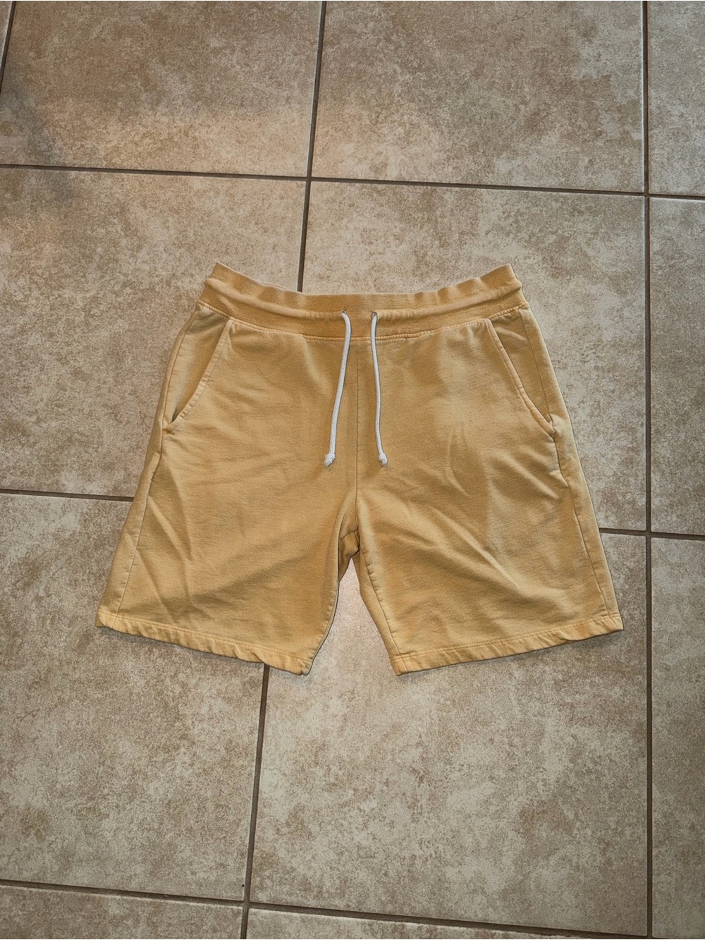 San Francisco Vintage Orange White Athletic Sweat Shorts